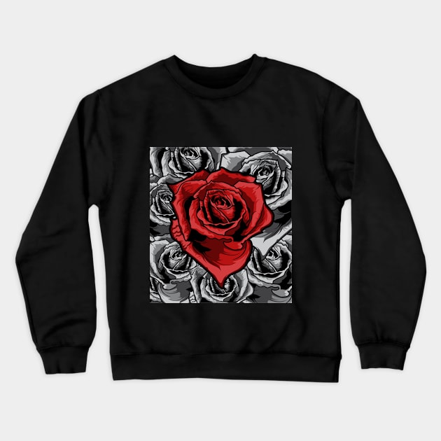 Roses! Crewneck Sweatshirt by risskid90